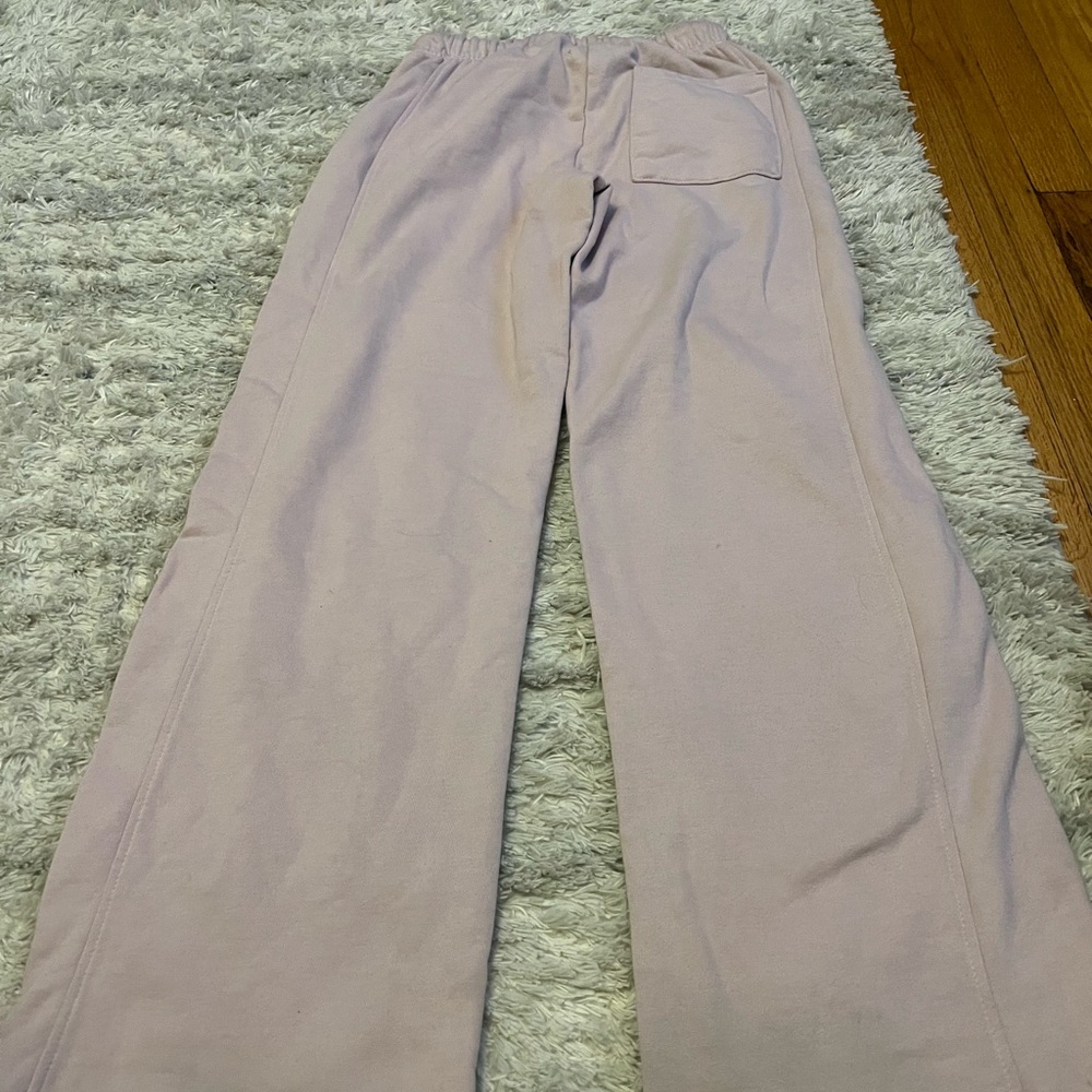 Lavender Wide-Leg Pants